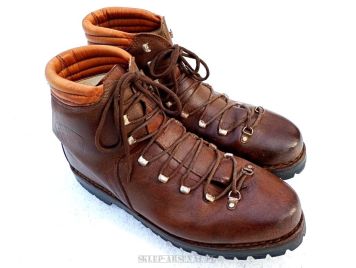 SKORUPY TIROL AUSTRIA BUTY SKÓRZANE GÓRSKIE VINTAGE RETRO r. 45-46-47