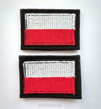 2x NASZYWKA WOJSKOWA WP FLAGA VELCRO