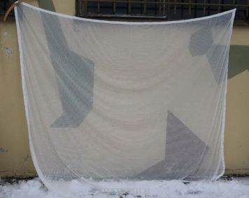 SIATKA MASKUJĄCA BIAŁA ZIMOWA ARMII BRYTYJSKIEJ MODULARNA 210x240cm