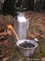 CZAJNIK TURYSTYCZNY SAMOWAR SURVIVALOWY + KUCHENKA VULCAN 1,2L - 3