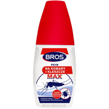 PŁYN BROS MAX 25% DEET NA KOMARY MESZKI I KLESZCZE 50ml