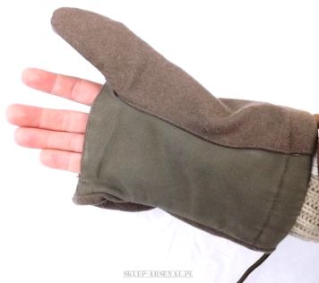 RĘKAWICE WOJSKOWE WEŁNIANE-ZIMOWE RETRO VINTAGE