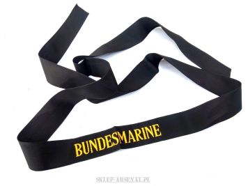 WSTĘGA NA CZAPKĘ MARYNARKI WOJENNEJ BM BUNDESMARINE