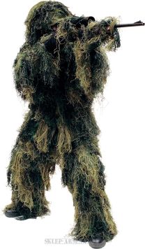 MASKOWANIE GHILLIE MASKALAT WOODLAND SNAJPER 3 CZĘŚCI