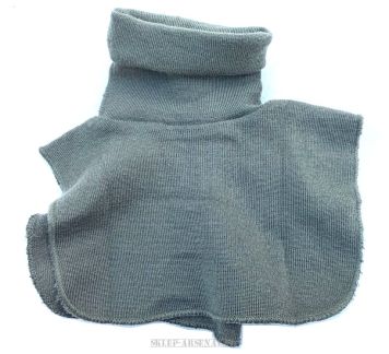 GOLF WEŁNIANY OCIEPLACZ SZYI GRUBY ARMY 100% WEŁNA