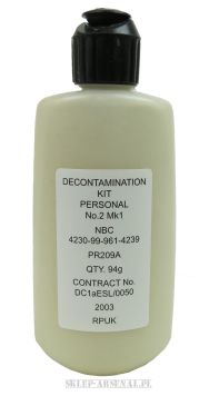 DECONTAMINATION KIT PERSONAL IPP British Army No2 MK1 pakiet przeciwchemiczny