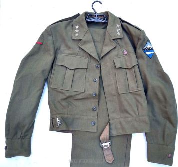 MUNDUR BATTLE DRESS ARMII NORWESKEJ KAPITAN KORPUSÓWKA NASZYWKI