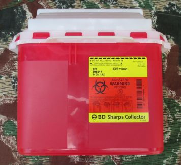 POJEMNIK WOJSKOWY USA BIOHAZARD 10L