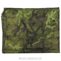 ULTRALEKKA PŁACHTA BIWAKOWA BASHA TARP 3x3m 550g MORO WOODLAND CZ