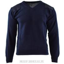 SWETER NAVY OFICERSKI WEŁNIANY MARYNARKI WOJENNEJ - NOWY