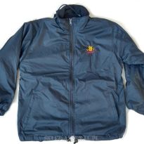 NAVY WINDBREAKER JACKET FLEECE ARMII BRYTYJSKIEJ NA POLARZE r. L-XL