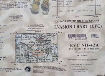 SERE AFGANISTAN MAPA EWAKUACYJNA EVC US ARMY