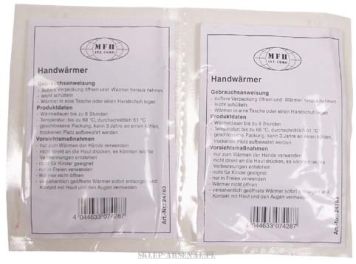 OGRZEWACZ CHEMICZNY ZIMOWY DO RAK RĘKAWIC NÓG 2szt 8H