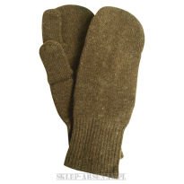 RĘKAWICE WWII US ARMY WEŁNIANE  GI WOOLEN BROWN 1943-59