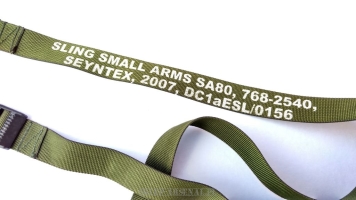SZELKI DO BRONI SLING SMALL ARMS SA80 i inne (metalowa klamra) 