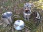 ZESTAW BUSHCRAFTOWY MENAŻKA GARNEK + KUCHENKA HOBO STOVE - TRAVEL KOMPACT - 6