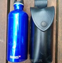 ŁADOWNICA SKÓRZANA SZYTA NA BUTELKĘ ALU (BUSHCRAFT)
