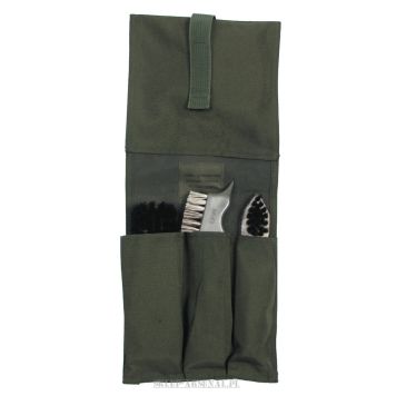 ZESTAW DO CZYSZCZENIA OBUWIA BUTÓW - WOJSKOWY 3 SZCZOTKI - NOWY 