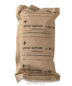 WOJSKOWY OPATRUNEK OSOBISTY VZ.80 HERMETYCZNY FIRST AID