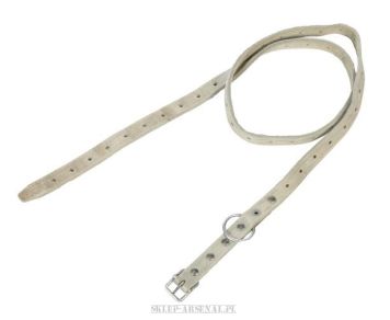 DŁUGI TROK RZEMIEŃ SKÓRZANY ARMII NORWESKIEJ BUSHCRAFT DO SPINANIA KOCA 110 cm