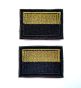 2x NASZYWKA GASZONA WOJSKOWA WP FLAGA VELCRO