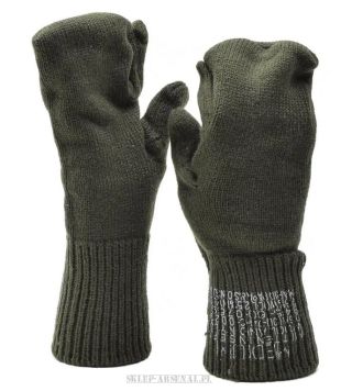 US AIR FORCE RĘKAWICE WEŁNIANE OCIEPLACZE KONTRAKT! 100% WOOL