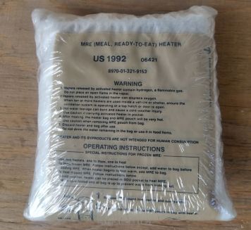 PODGRZEWACZE MRE US ARMY 1992 - PACZKA 12szt