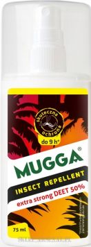 50% DEET MUGGA EXTRA STRONG SPRAY NA KOMARY KLESZCZE