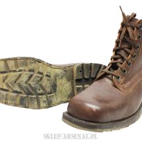 TRZEWIKI BUTY WOJSKOWE RECO SKÓRA VINTAGE ARMII SZWEDZKIEJ TRETORN - POD NARTY I DO RECO - DEMOBIL