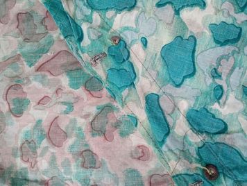 PAŁATKA CELTA FROGSKIN M42 EGEJSKIE CAMO RARE HALF TENT ARMII TURECKIEJ CYPR 1974