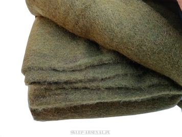 WSPANIAŁY GRUBY WEŁNIANY KOC WOJSKOWY ARMII WĘGIERSKIEJ