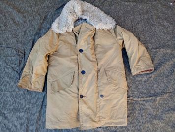 KOŻUCH WARTOWNICZY WOJSKOWY BARANICA PRL WP MUSZTARDA r. L