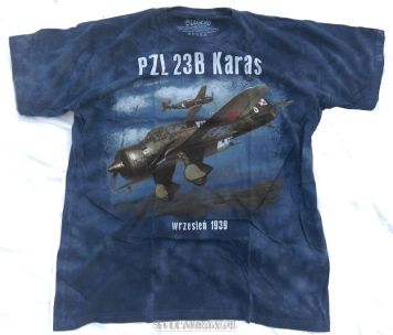 PZL 24B KARAŚ WRZESIEŃ 1939 KOSZULKA LEGEND HANDMADE