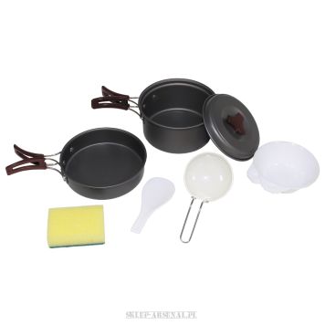 MENAŻKA TURYSTYCZNA FOX OUTDOORS FULL ZESTAW DLA 1 OSOBY